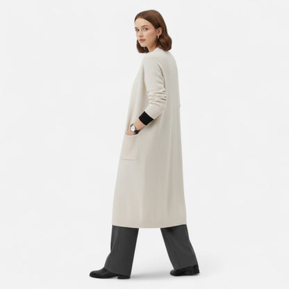 Women’s Longline Open Front Cardigan Coat
