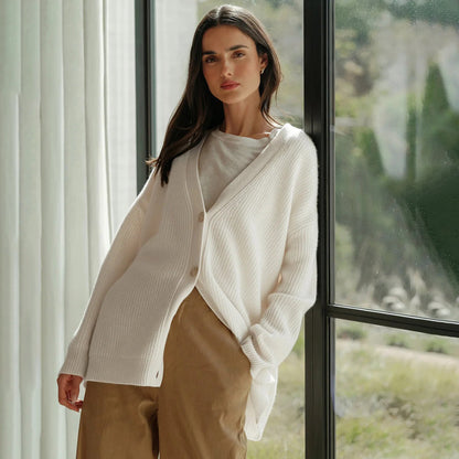 Luxurious Oversized Cashmere Cardigan