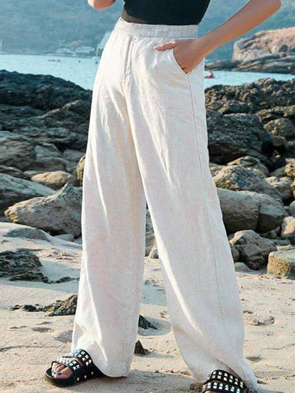 Women’s High Waist Wide Leg Pants Relaxed Trousers