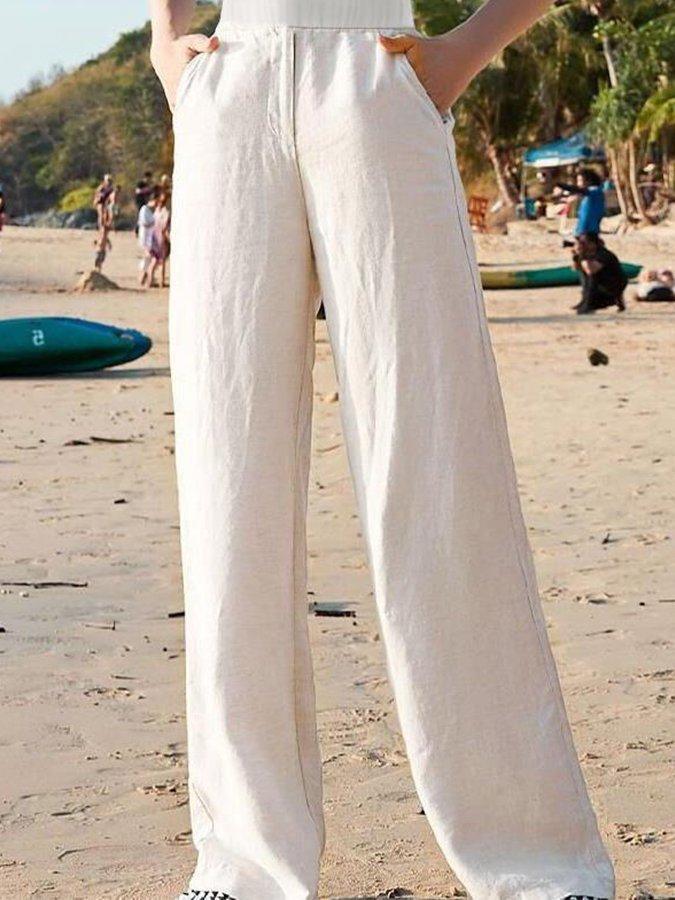 Women’s High Waist Wide Leg Pants Relaxed Trousers