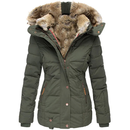 Cozy Insulated Winter Fur Jacket for Extreme Cold