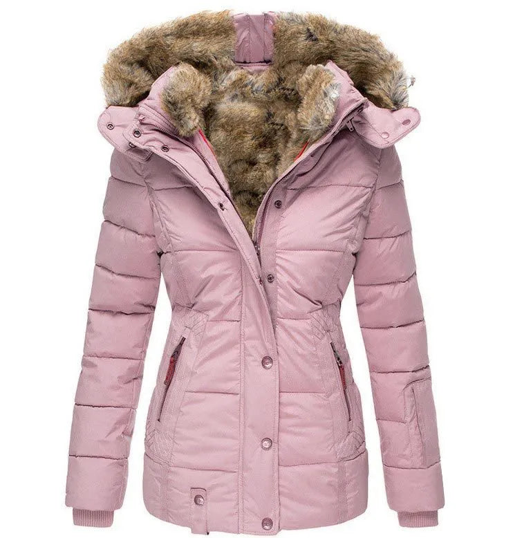 Cozy Insulated Winter Fur Jacket for Extreme Cold
