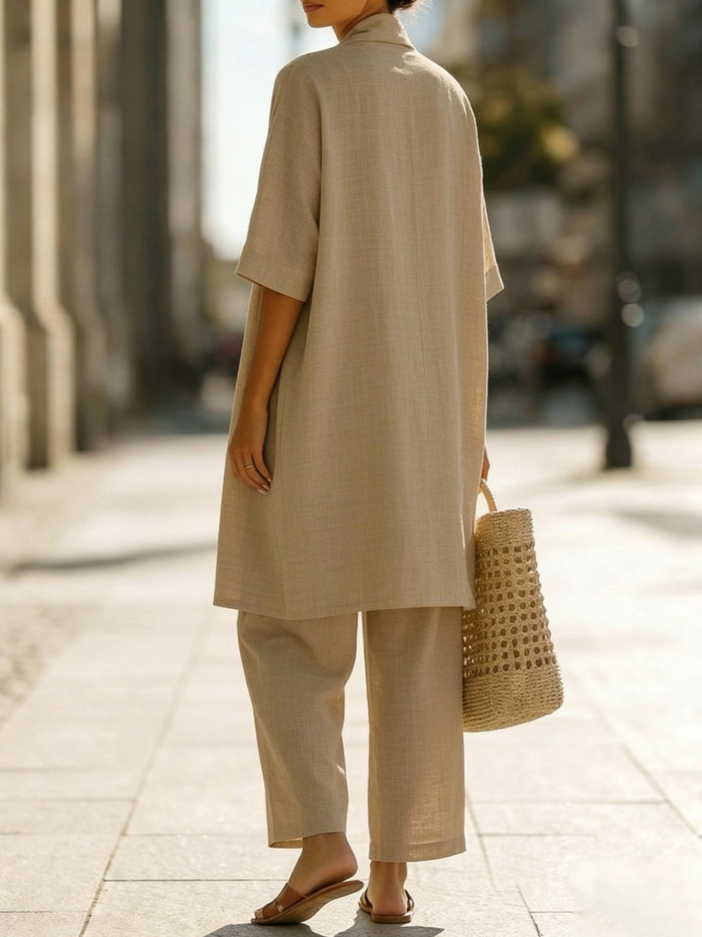 Women's Lightweight Breathable Three Piece Set with Soft Airy Feel