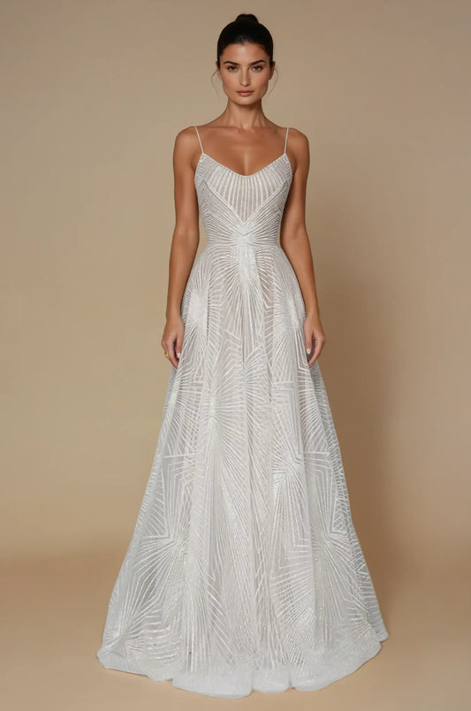 Elegant Celestial Radiance Dress