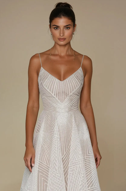 Elegant Celestial Radiance Dress