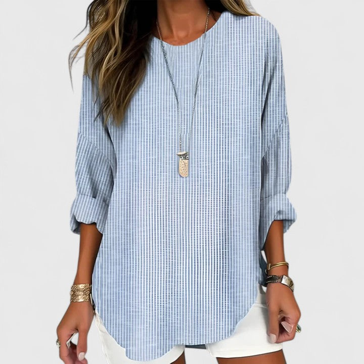Cressida Striped Blouse for Women | Comfortable Casual Top