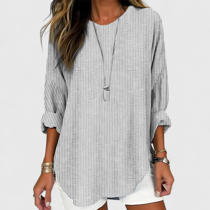 Cressida Striped Blouse for Women | Comfortable Casual Top