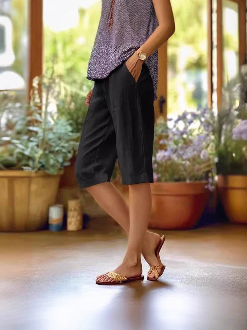 Women’s Relaxed Fit Casual Bermuda Shorts