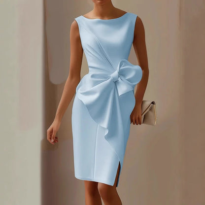 Elegant Women’s Midi with Front Bow