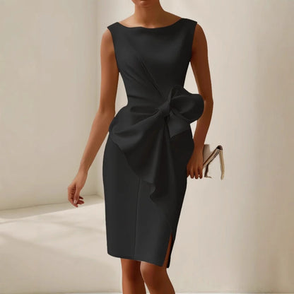 Elegant Women’s Midi with Front Bow