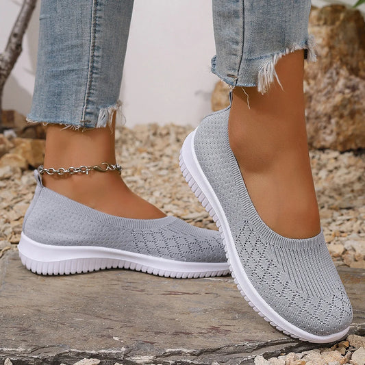Lightweight Slip-On Walking Sneakers for Women