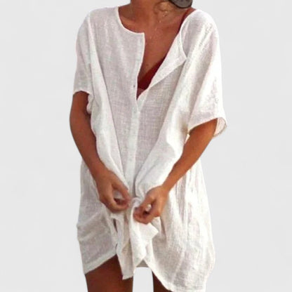 Lightweight Tunic Dress for Women, Summer Casual