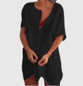Lightweight Tunic Dress for Women, Summer Casual