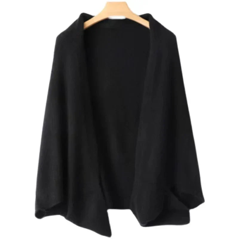 Women’s Soft Knit Wrap Shawl Cardigan