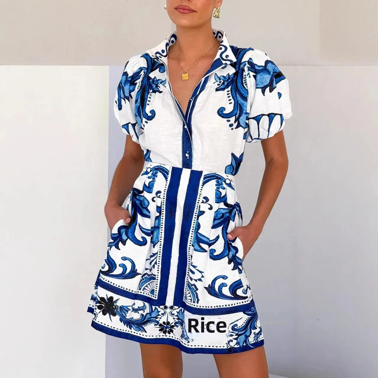 Kelsey Floral Linen Cocktail Dress for Women