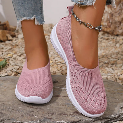 Lightweight Slip-On Walking Sneakers for Women