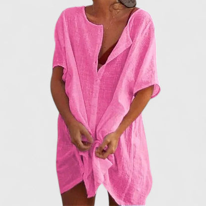 Lightweight Tunic Dress for Women, Summer Casual