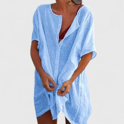 Lightweight Tunic Dress for Women, Summer Casual