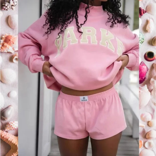 Women’s Oversized Graphic Sweatshirt Relaxed Pullover Sweater