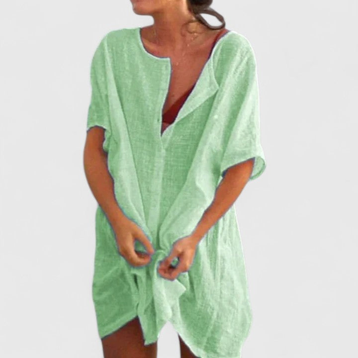Lightweight Tunic Dress for Women, Summer Casual