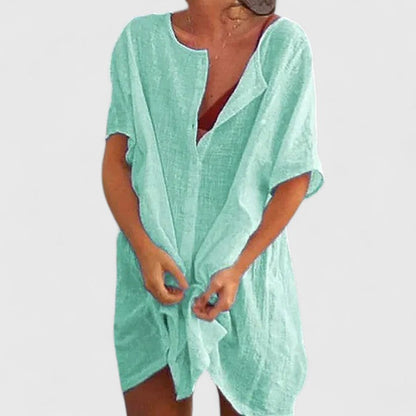 Lightweight Tunic Dress for Women, Summer Casual