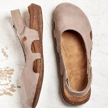 Comfort Slingback Closed-Toe Flats for Women
