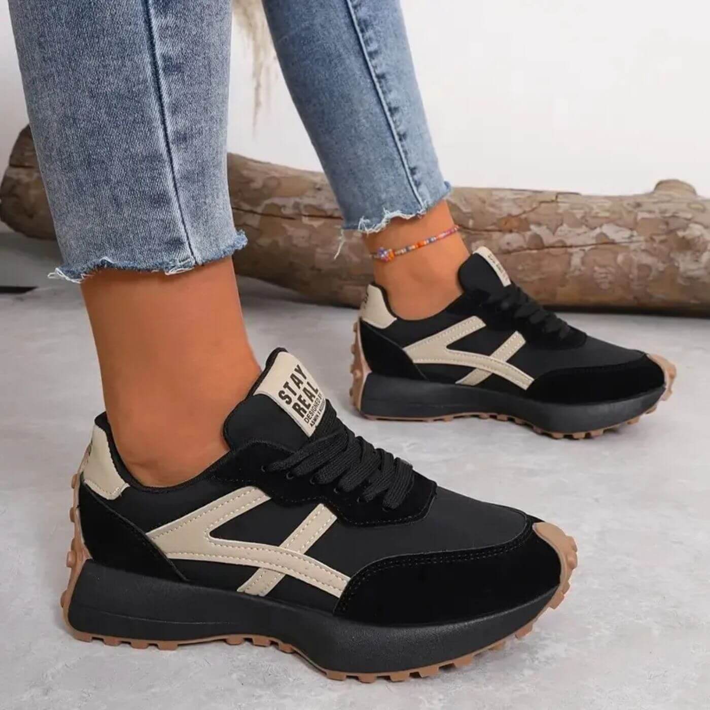 Comfort Flex Casual Platform Sneakers for Women
