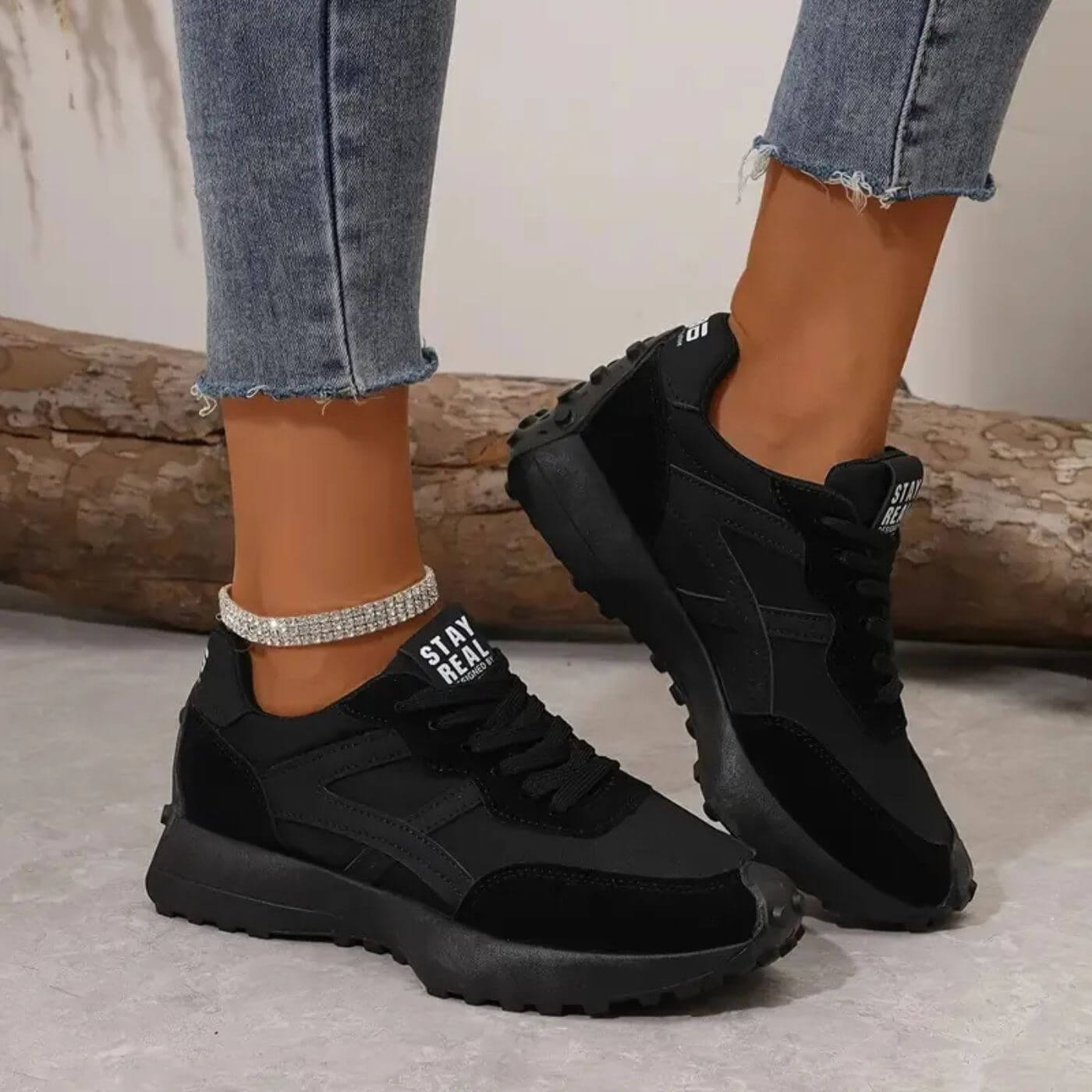 Comfort Flex Casual Platform Sneakers for Women