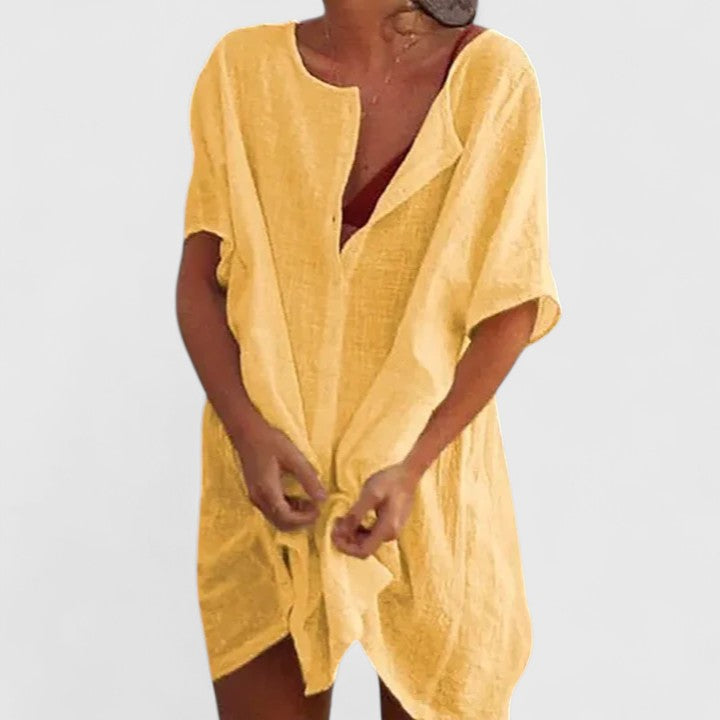 Lightweight Tunic Dress for Women, Summer Casual