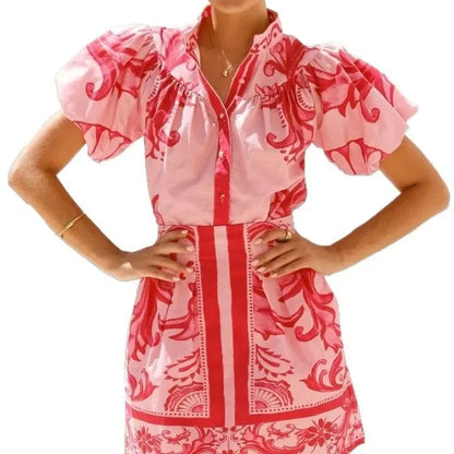 Kelsey Floral Linen Cocktail Dress for Women