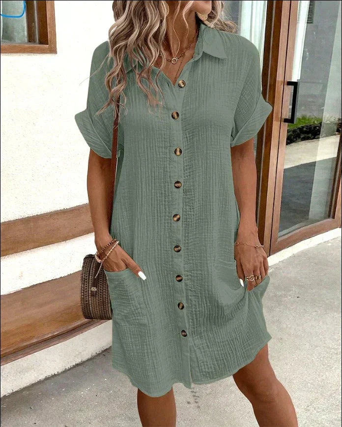 Stylish Cotton Polo Dress for Women