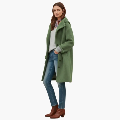 Women’s Hooded Winter Longline Coat