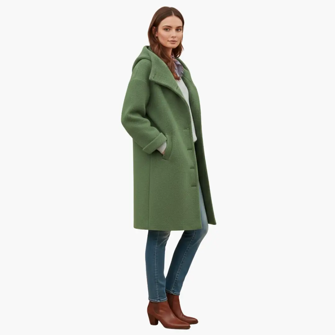 Women’s Hooded Winter Longline Coat