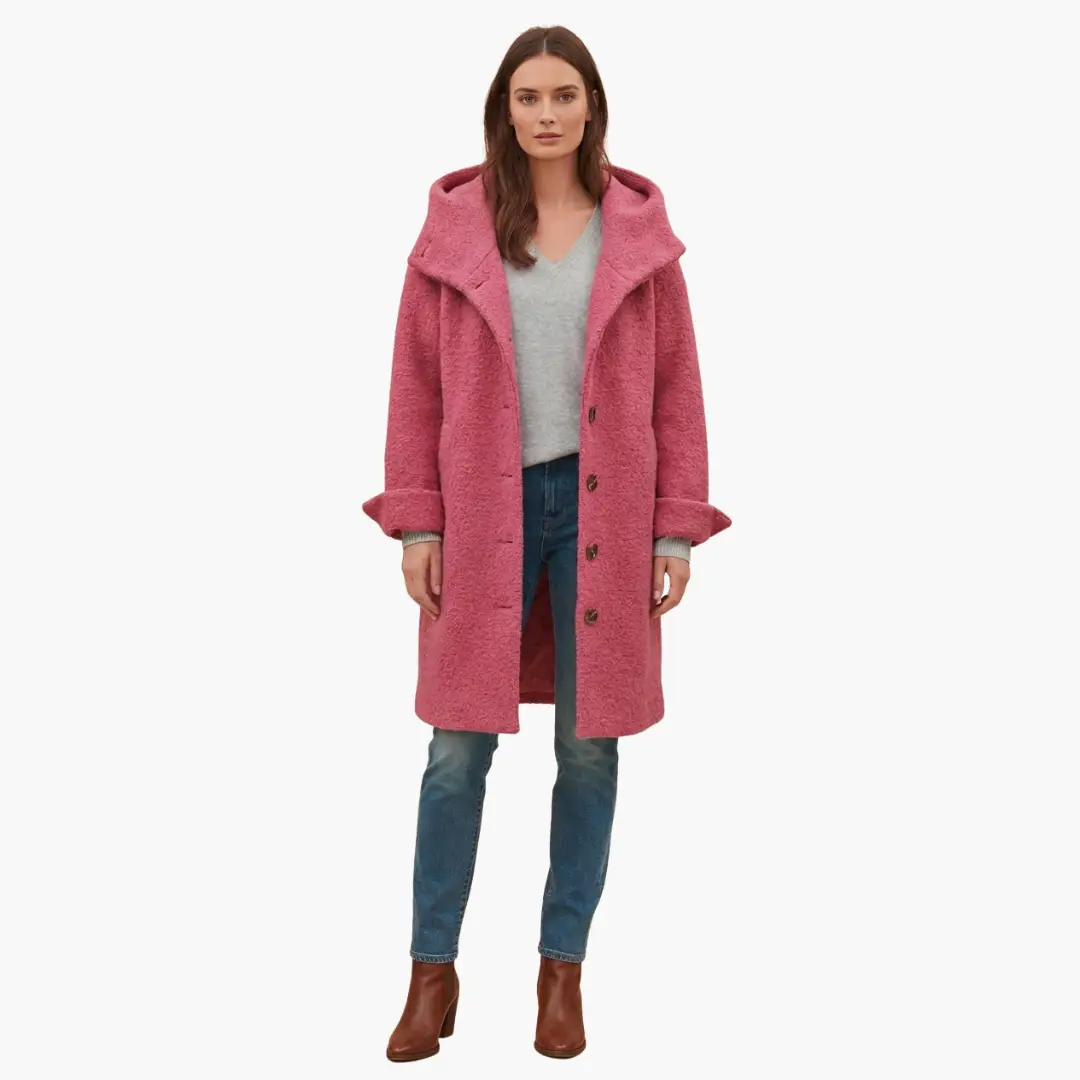 Women’s Hooded Winter Longline Coat