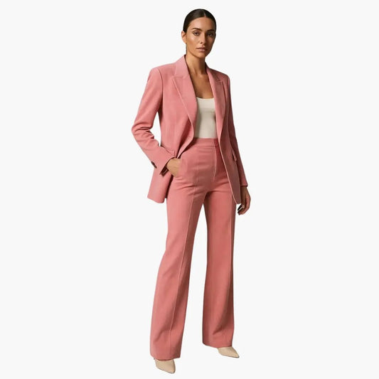 Women’s Elegant Two Piece Blazer and Trouser Set