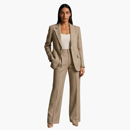 Women’s Elegant Two Piece Blazer and Trouser Set