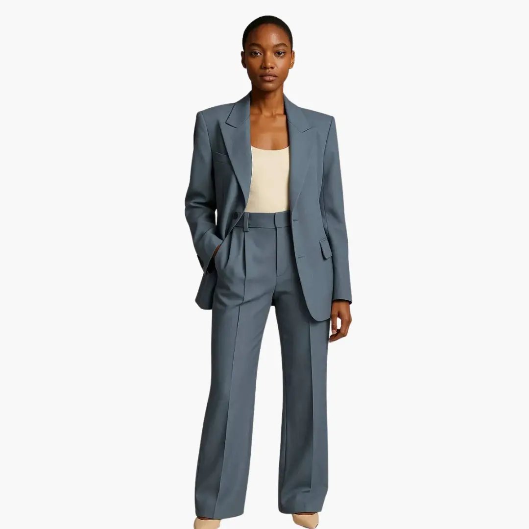Women’s Elegant Two Piece Blazer and Trouser Set