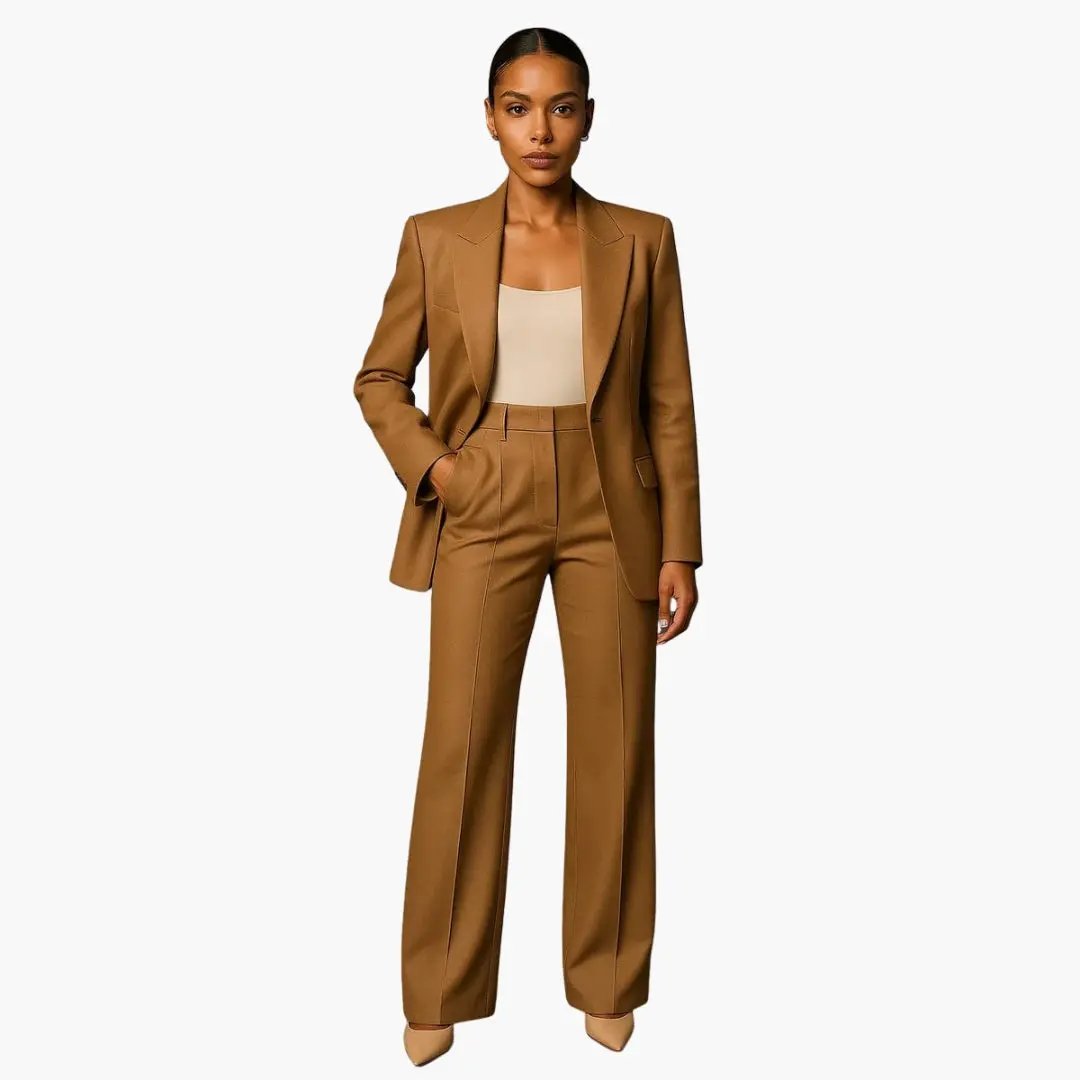 Women’s Elegant Two Piece Blazer and Trouser Set