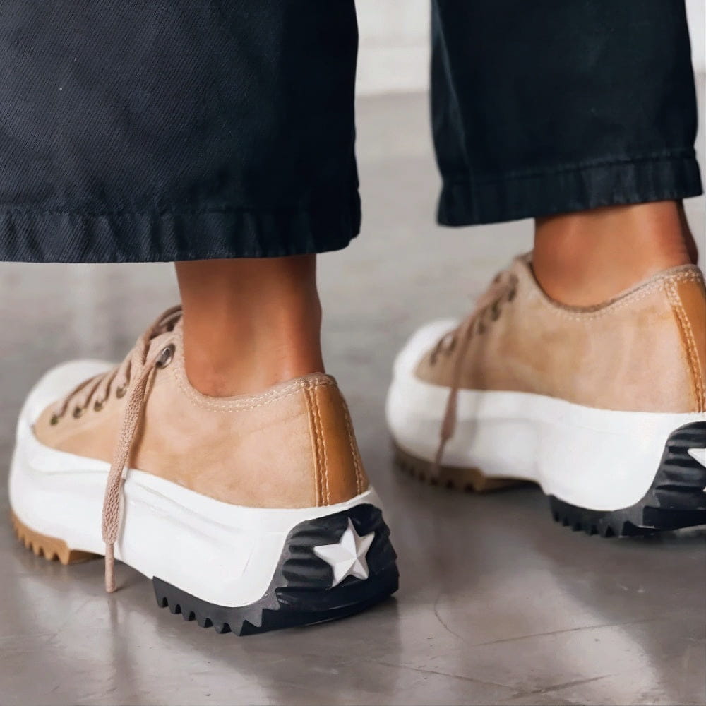 Women’s Platform Lace-Up Casual Sneakers