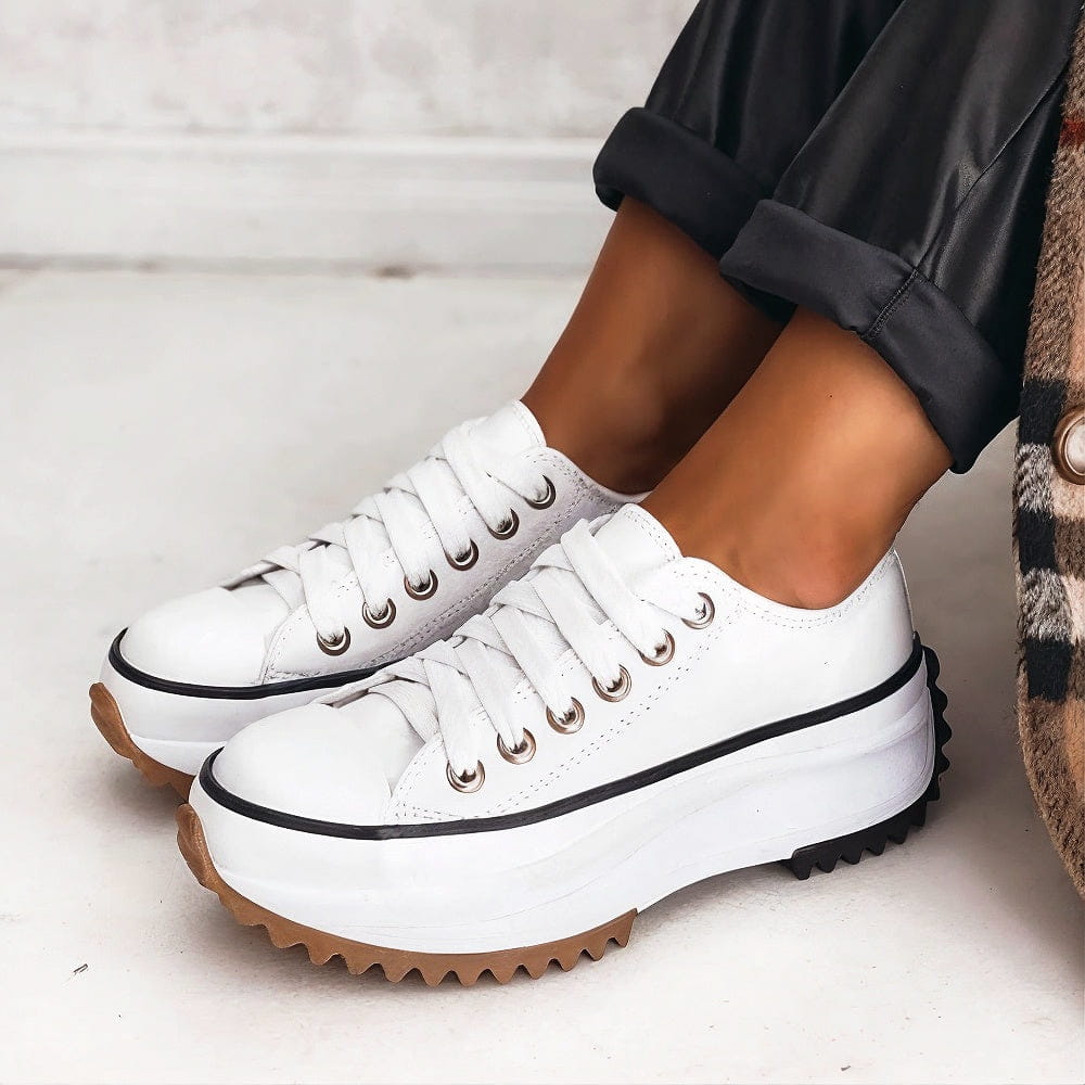 Women’s Platform Lace-Up Casual Sneakers