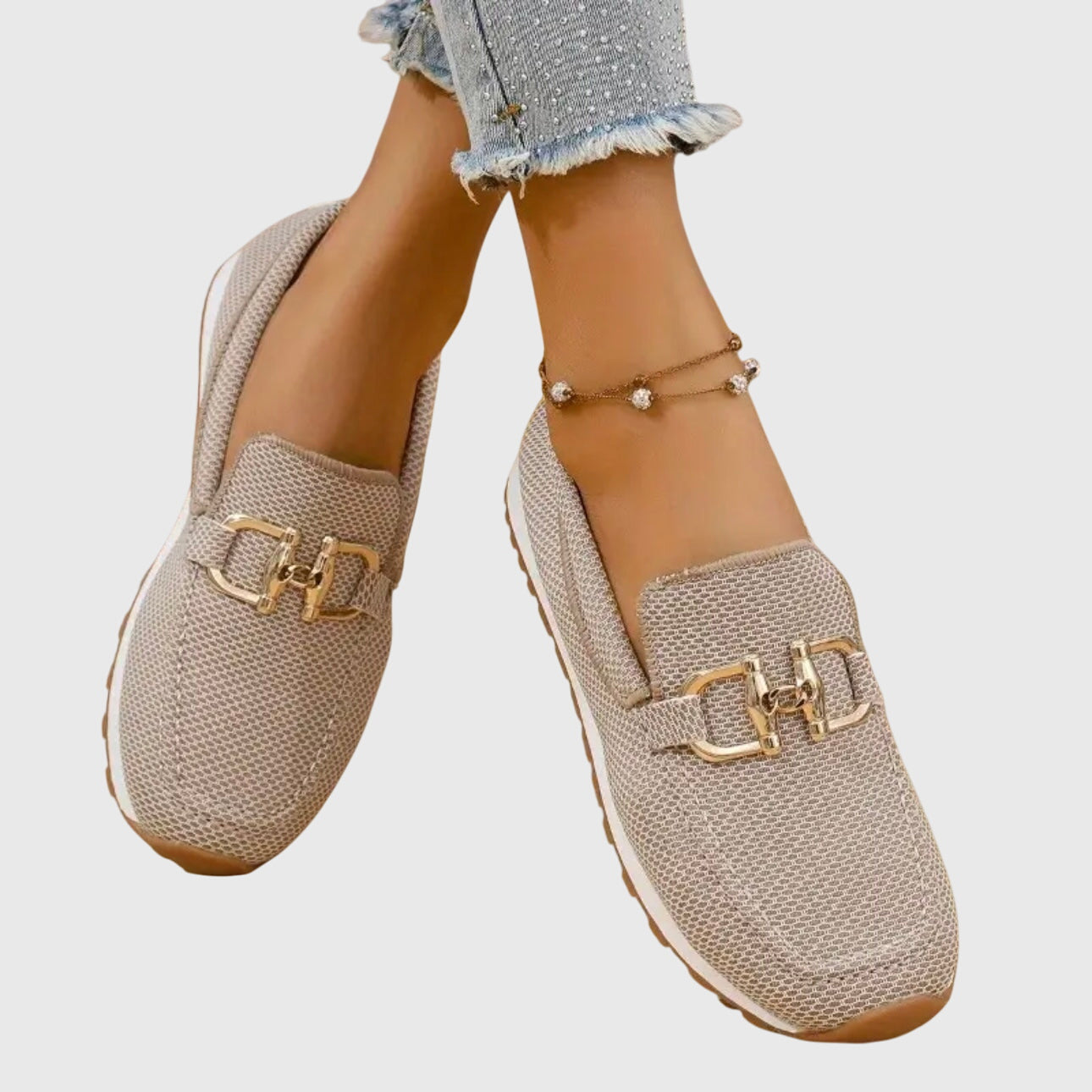 Women's Slip-On Loafer Sneakers Comfortable Mesh