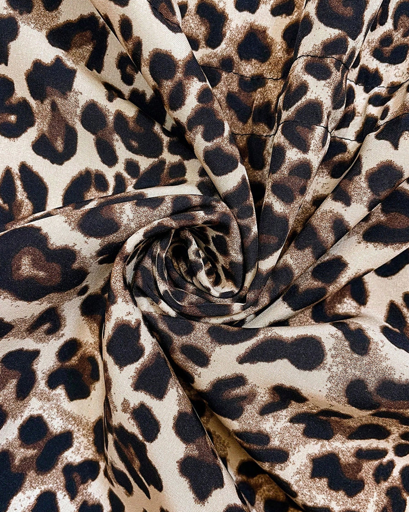 Reversible Leopard Print Hooded Jacket for Women