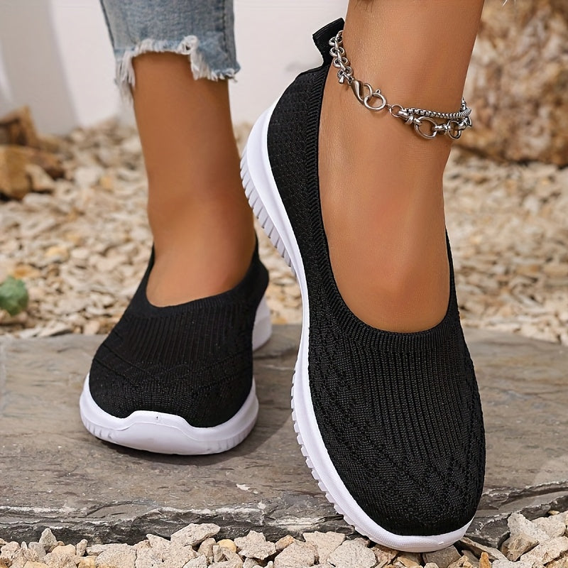 Lightweight Slip-On Walking Sneakers for Women