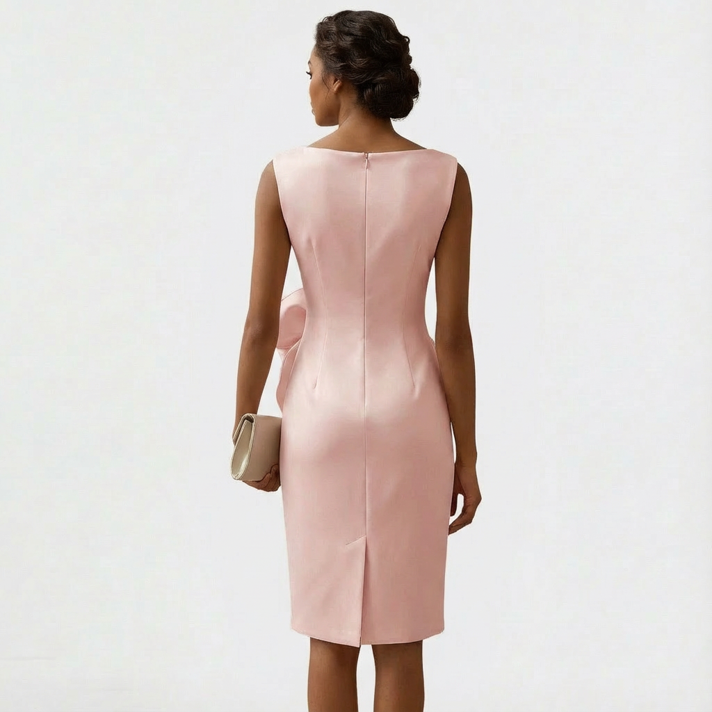 Elegant Women’s Midi with Front Bow
