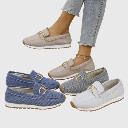 Women's Slip-On Loafer Sneakers Comfortable Mesh