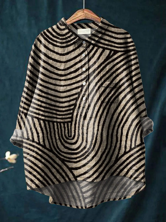 Melina Loose Fit Blouse for Women, Timeless Style