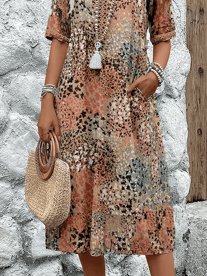 Women's Ocean Breeze V-Neck Summer Dress