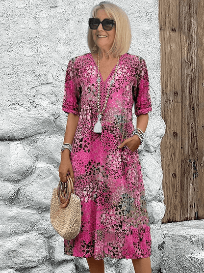 Women's Ocean Breeze V-Neck Summer Dress