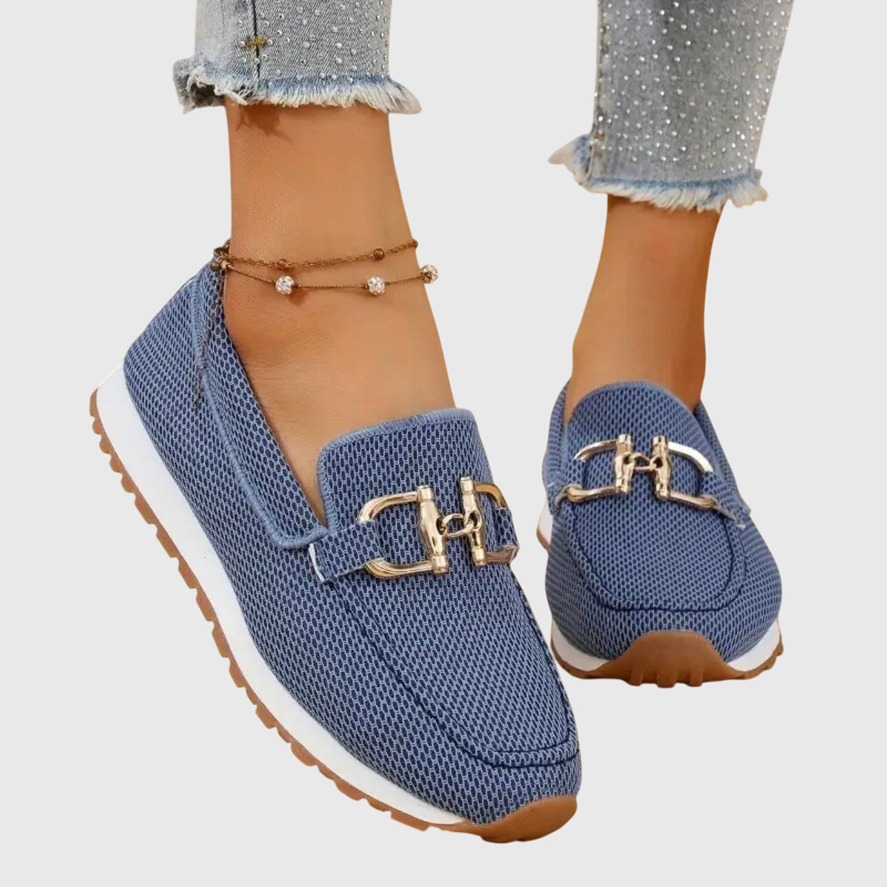 Women's Slip-On Loafer Sneakers Comfortable Mesh