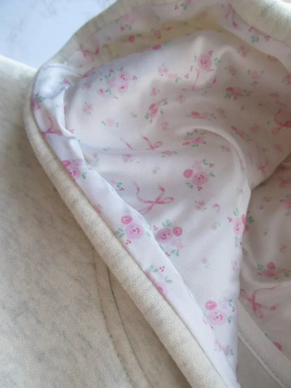 Stylish Hoodie with Elegant Bow Detail
